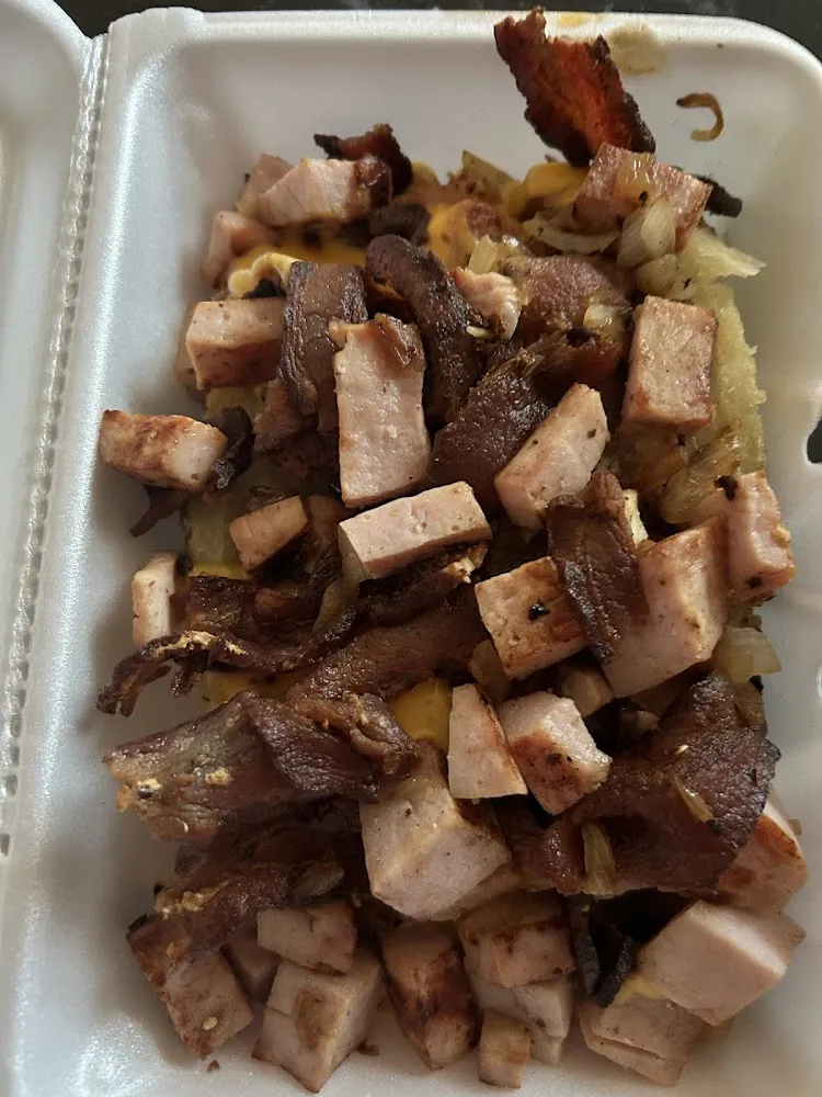 Loaded Baked Potato w Bacon